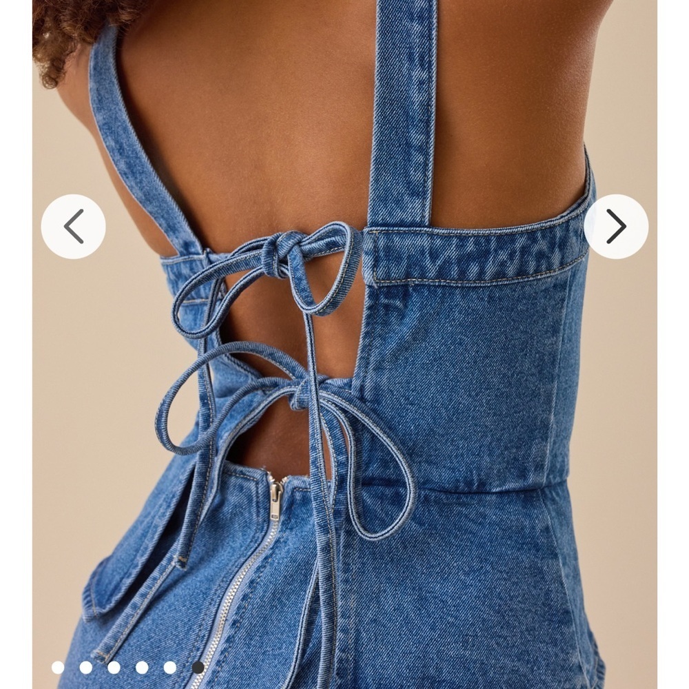 New with tags Altar’d State Remy Denim Romper - Picture 6 of 6